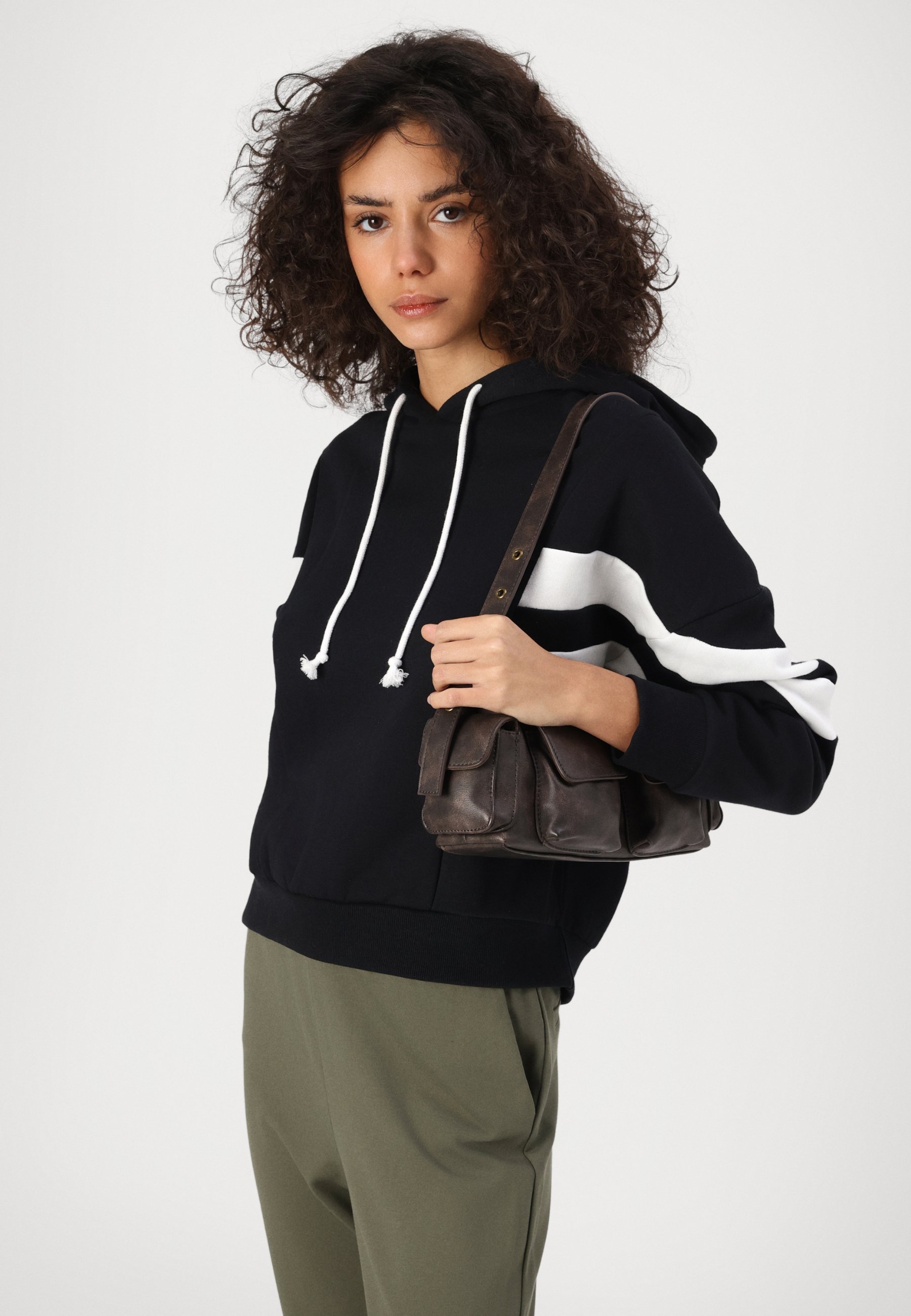 Even&Odd Sweatshirt - zwart/wit