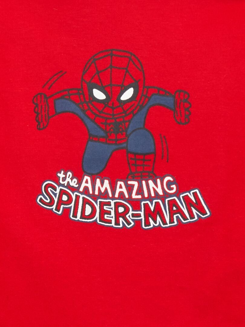 Set van 2 'Spider-Man' T-shirts - ROOD