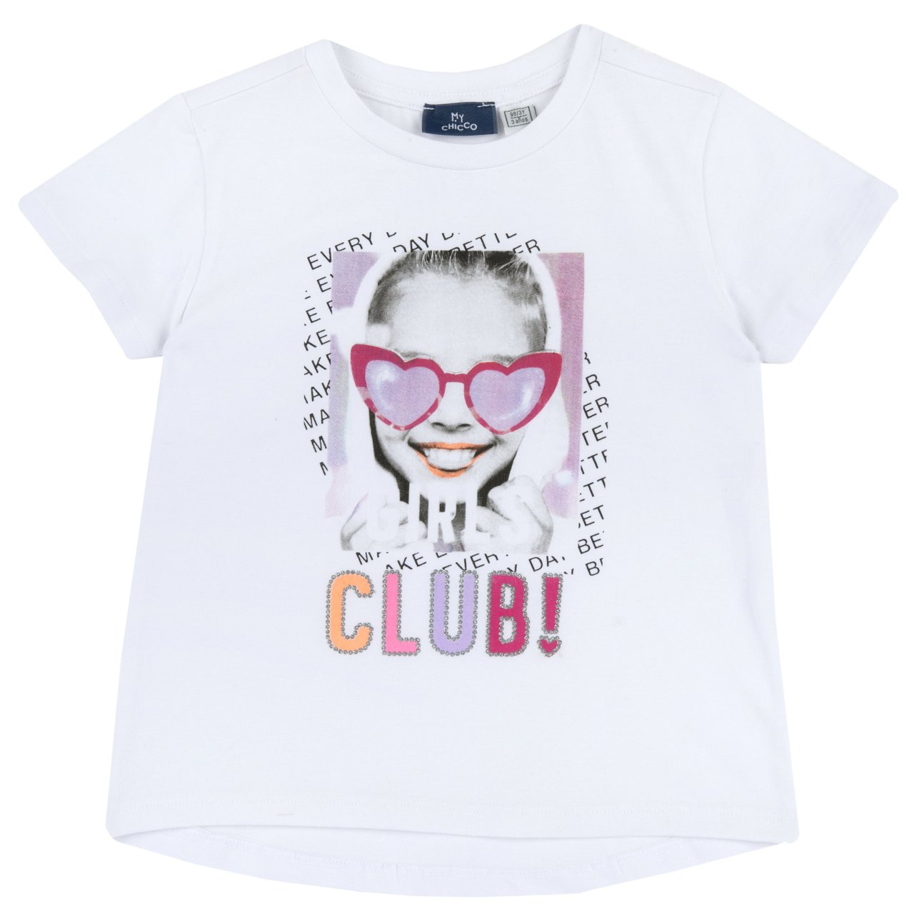 Camiseta con estampado coloreado