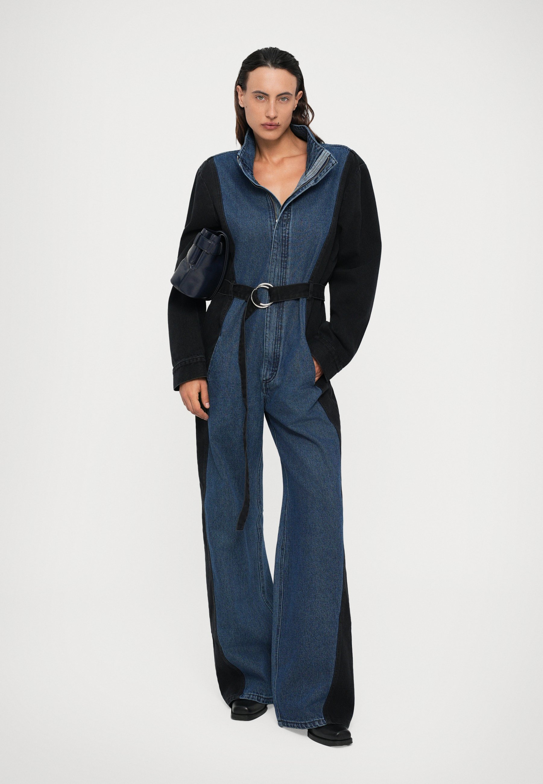 Ksenia Schnaider PHANTOM OVERALL - Jumpsuit - medium blauw/zwart