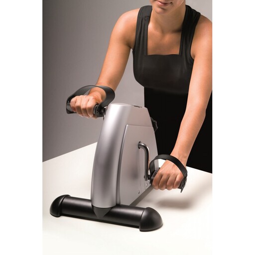 Aparat de exerciții cu pedală digitală Jocca cu afișaj - Argintiu