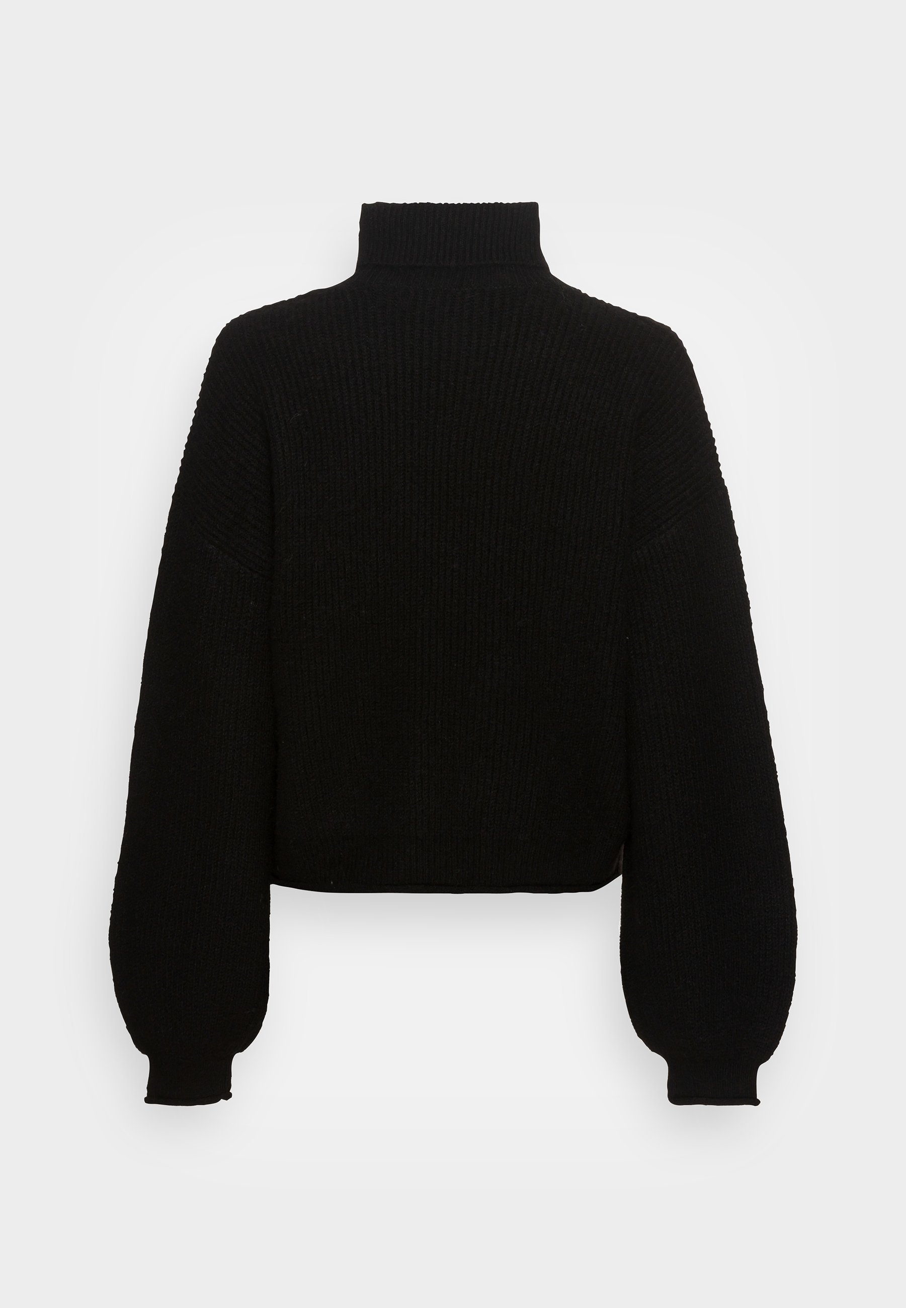 Vero Moda Tall VMYVONNE ROLLNECK ROLLEDGE - Jumper - zwart