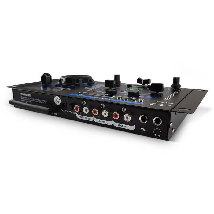 2-kanavainen mikseri DSP:llä ja 16 efektillä - Ibiza Sound DJM160FX-BT