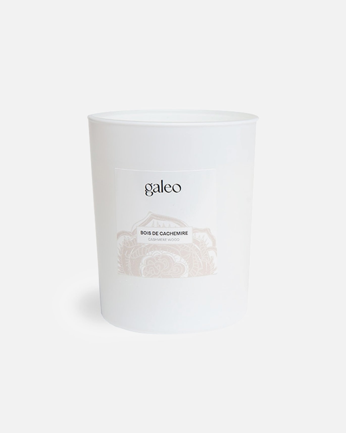Galeo Bougie naturelle bois de cachemire