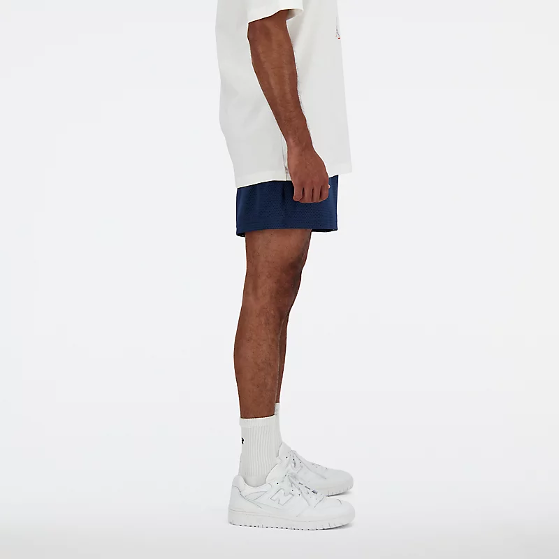 Męskie spodenki sportowe Essentials z siateczki 5 cali - NB NAVY