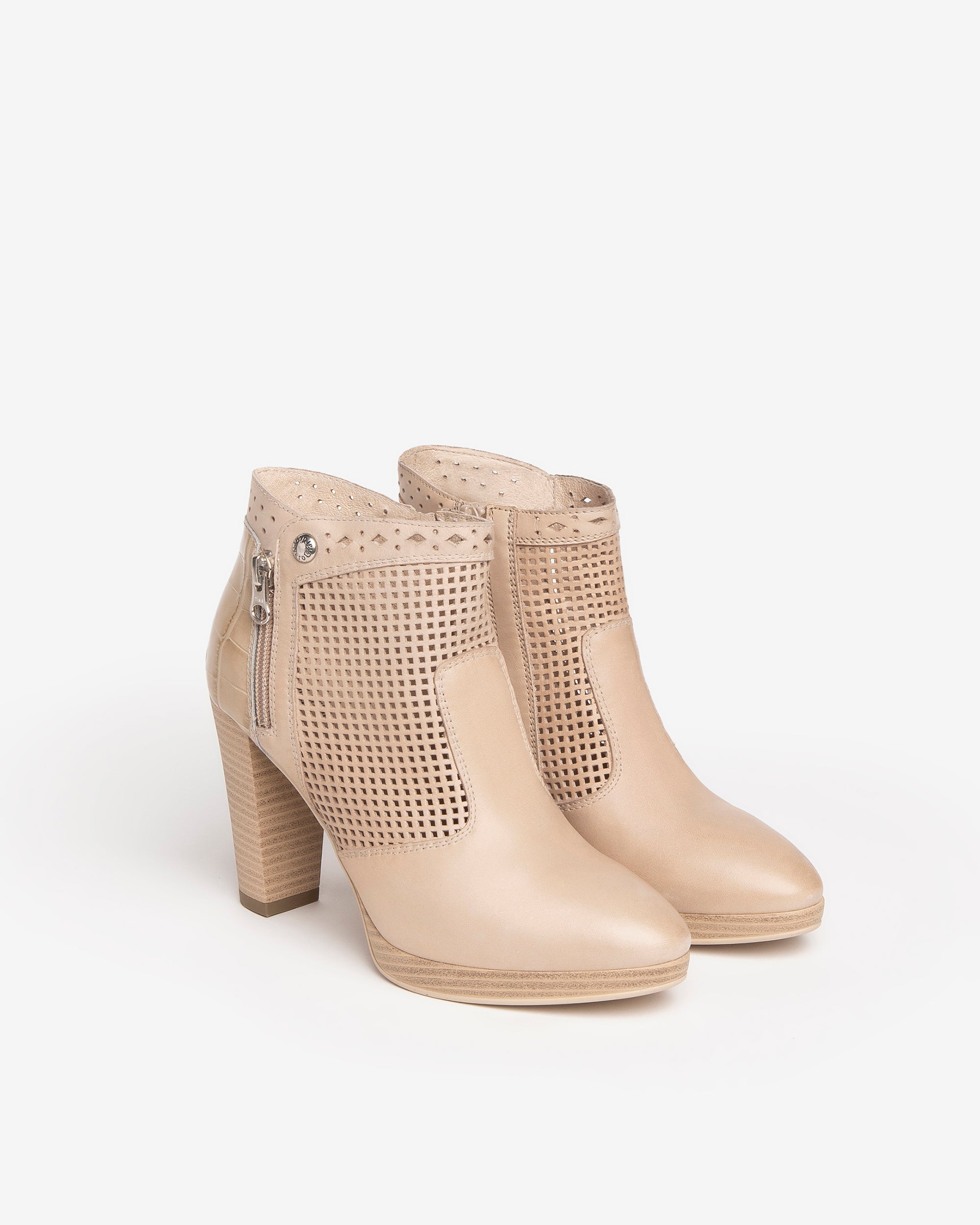  Damen-Ankle-Boots aus Leder