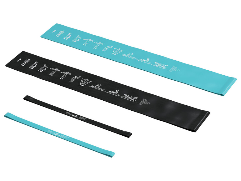 CRIVIT Fitnessbandset, 4 delar