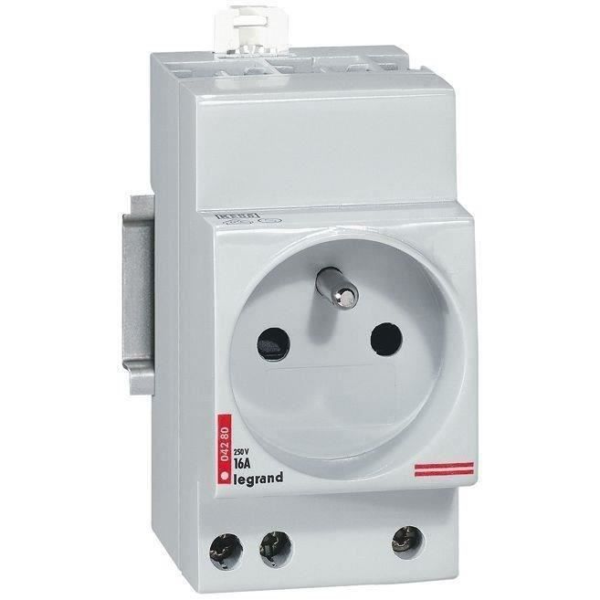 Tomada para painel elétrico LEGRAND - 2 fases + terra - 10/16 A