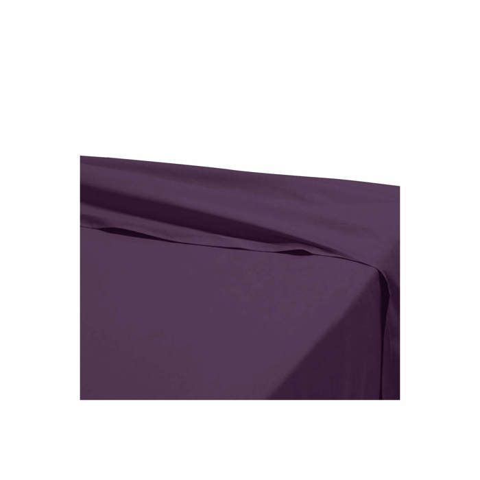 Bettlaken – 180 x 290 cm – 100 % Baumwolle – 57 Fäden/cm² – Frankreich – Fuchsia