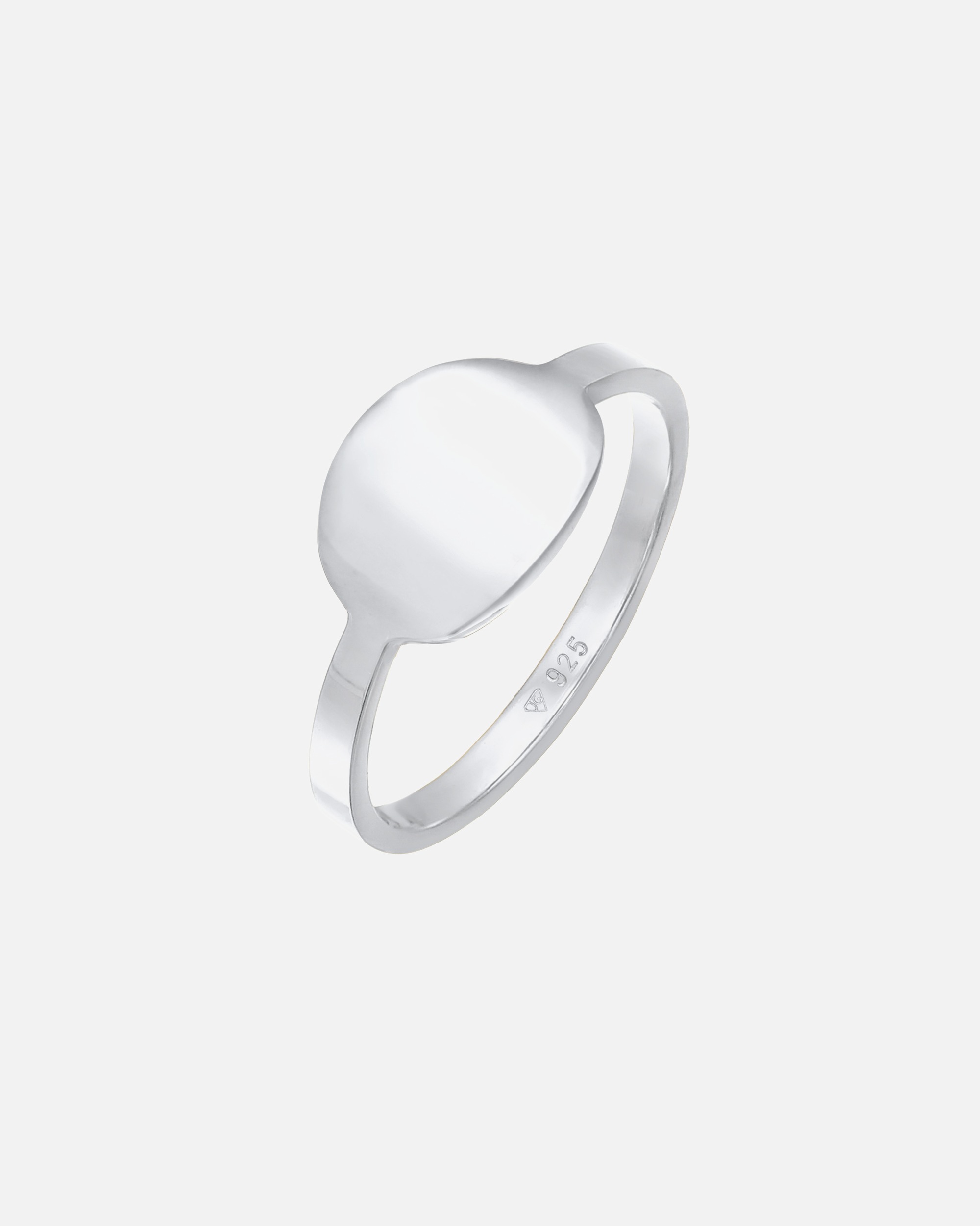 Elli Femmes sceau Basique Tendance Geo Minimal en argent sterling 925