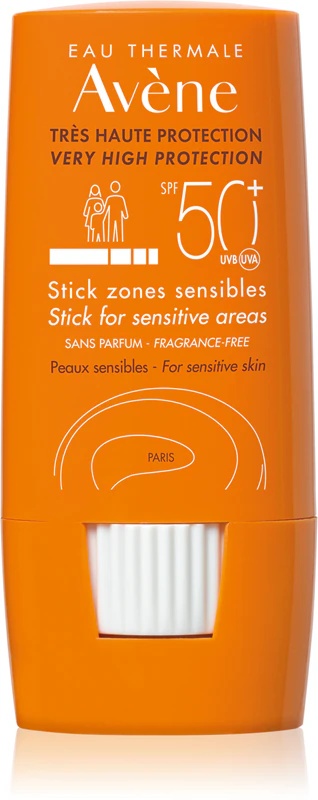 Avène sončna krema za občutljiva področja kože SPF 50+