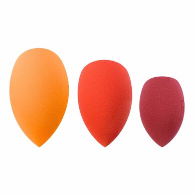 Set de tres esponjas de maquillaje Real Techniques Solar Power Sunsoaked Sponge (1 unidad)