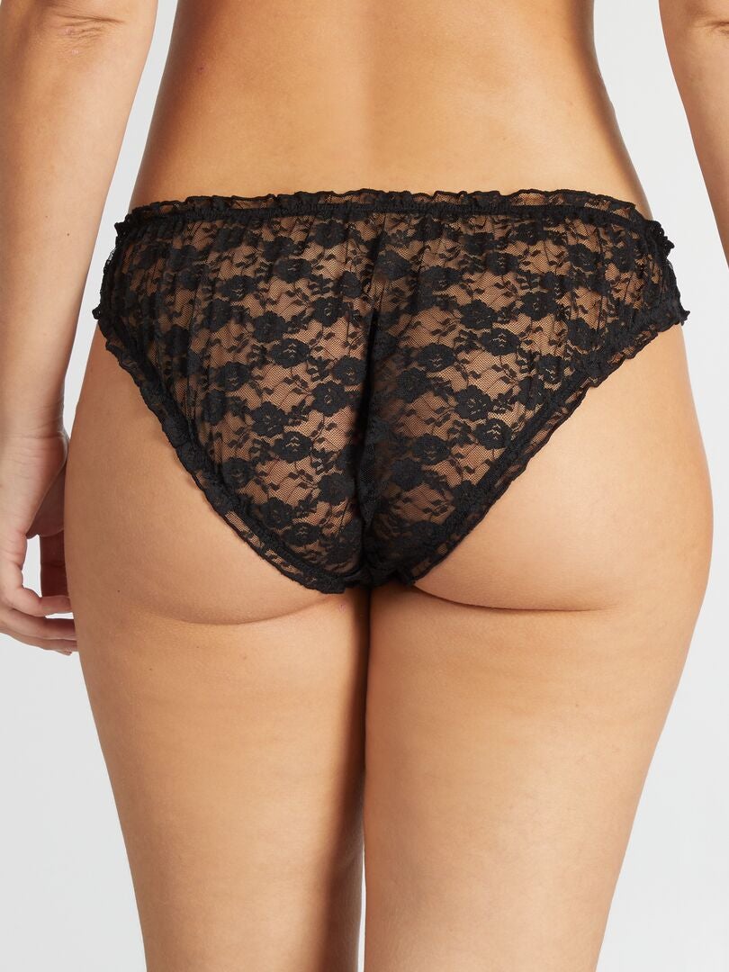 Conjunto de 2 calcinhas de renda - ROSA