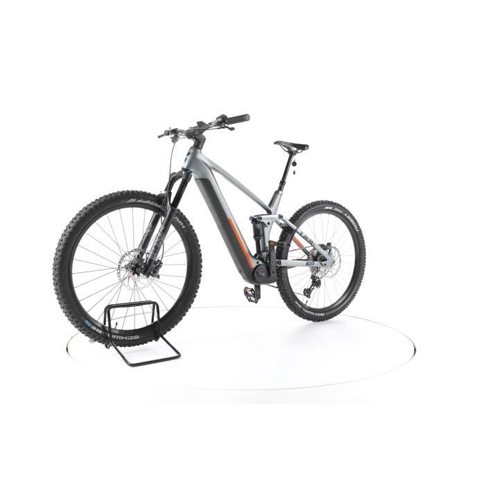 Vélo électrique - Cube Stereo Hybrid 140 HPC SL - gris - VTT électrique tout suspendu - Bosch 750 Wh Reconditionné