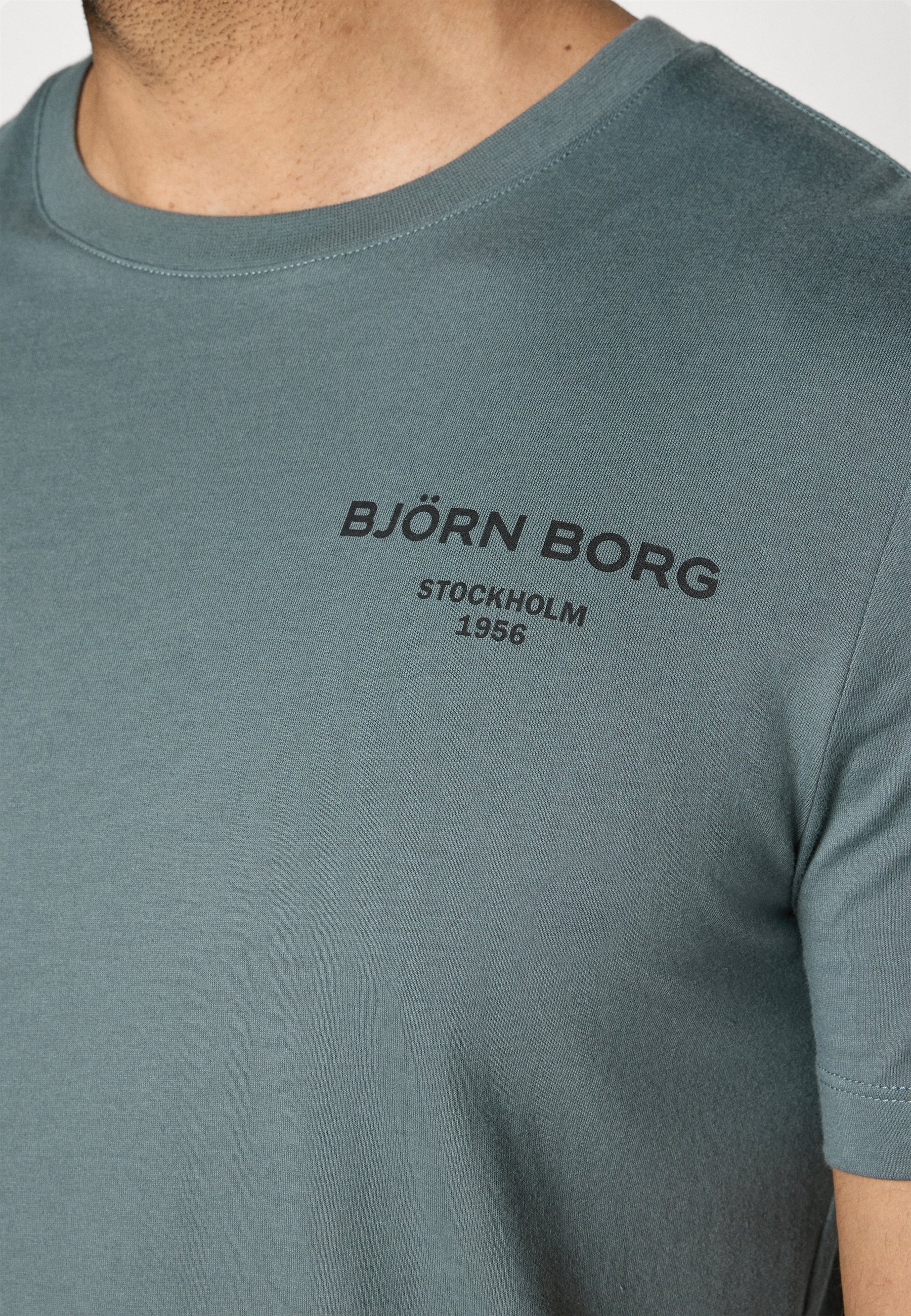Björn Borg ESSENTIAL - T-shirt basique - vert sapin