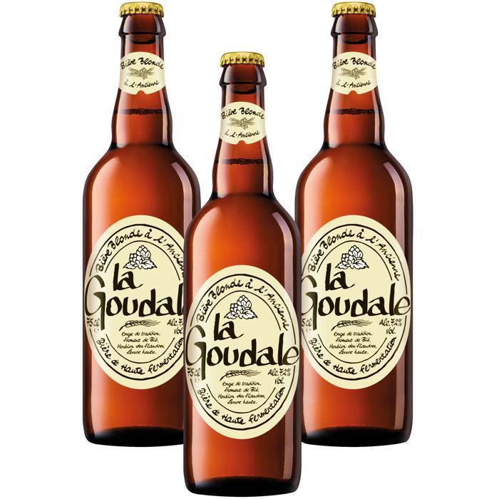 La Goudale - Blonde Beer - 75cl Bottle x3