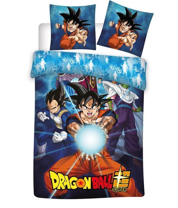 Juego de ropa de cama - DRAGON BALL - Soldado - 140x200 cm - 100% poliéster - Lavable a máquina a 30°C