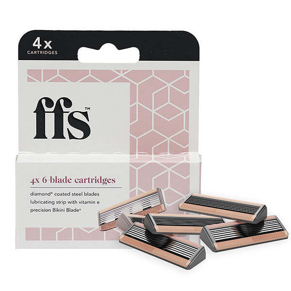 FFS Beauty 6 pengés borotvafej utántöltő, 4 db-os csomag