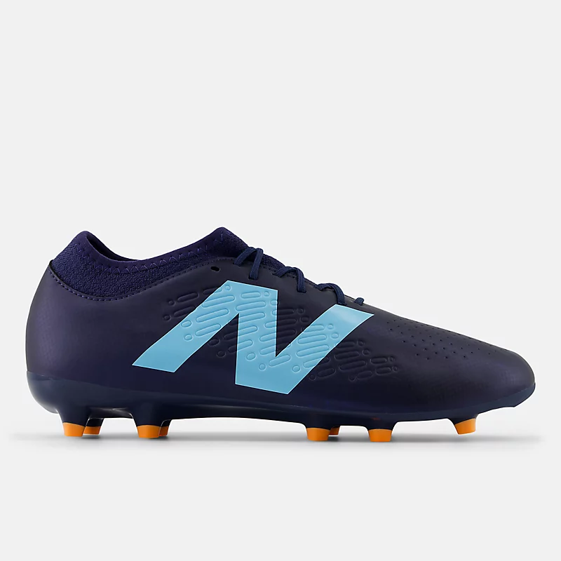 Unisexové kopačky TEKELA MAGIQUE FG V4+ - tmavě modrá s modrými odstíny Team Sky Blue a Hot Mango