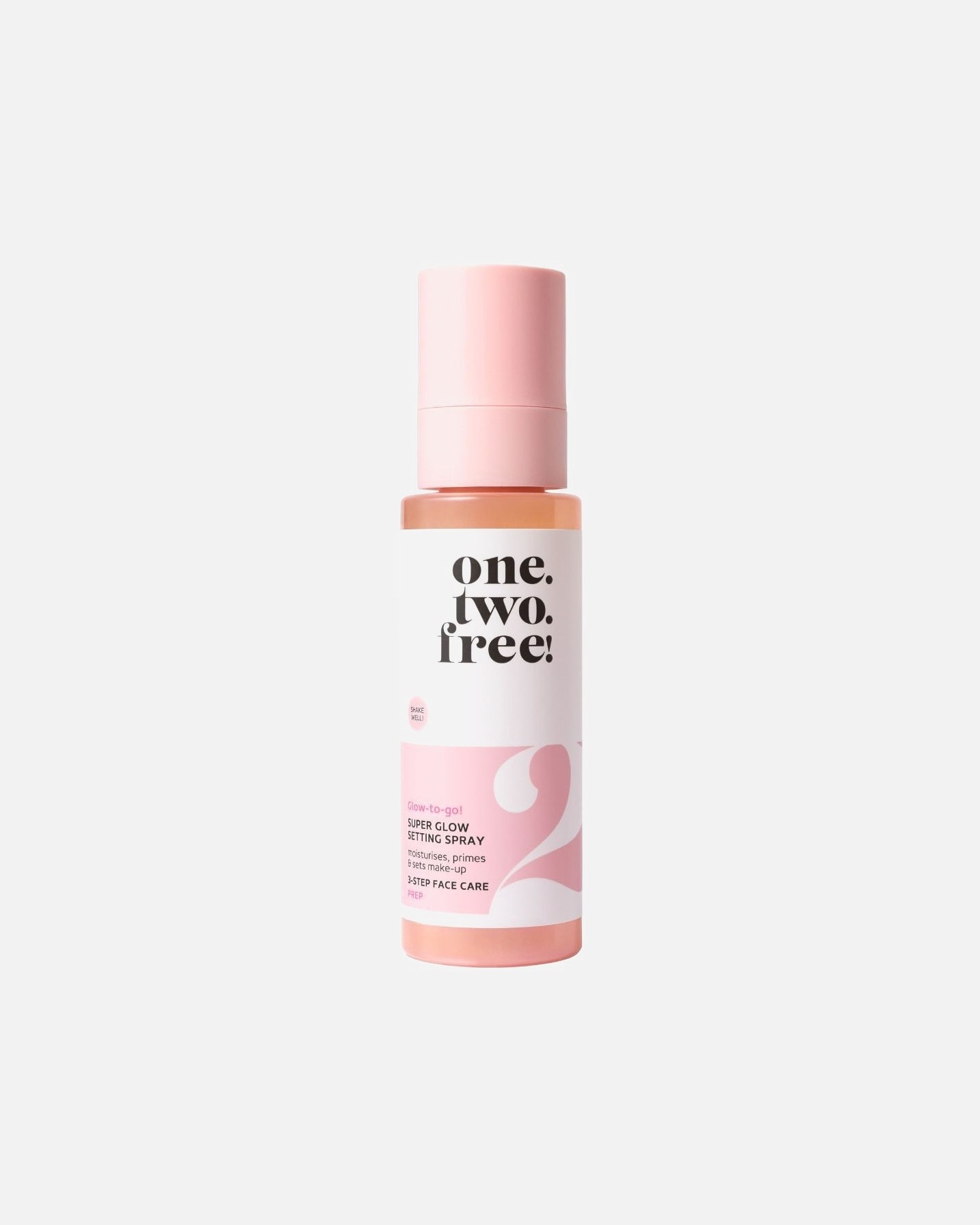 one.two.free! Glowserum Super Glow fiksatorski sprej – 125 ml
