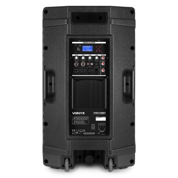 Vonyx VSA15BT Enceinte active bi-amplifiée 15