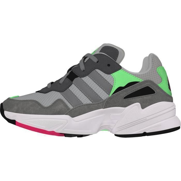 Basket adidas Originals YUNG-96 Junior - Gris - Polyester - Lacets - Mixte