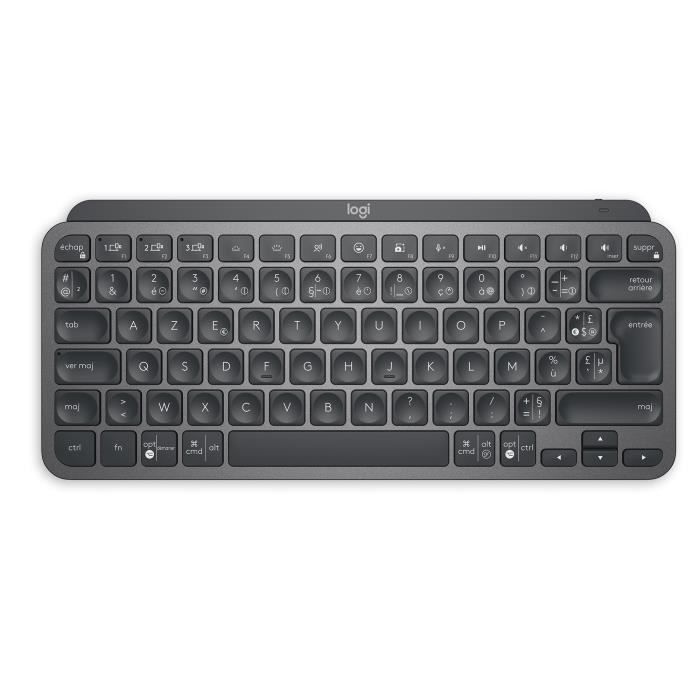 Teclado inalámbrico Logitech MX Keys Mini - AZERTY - Retroiluminado - Negro