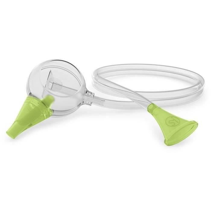 NOSIBOO Electric Baby Nasal Aspirator Grey + Eco Manual Baby Nasal Aspirator