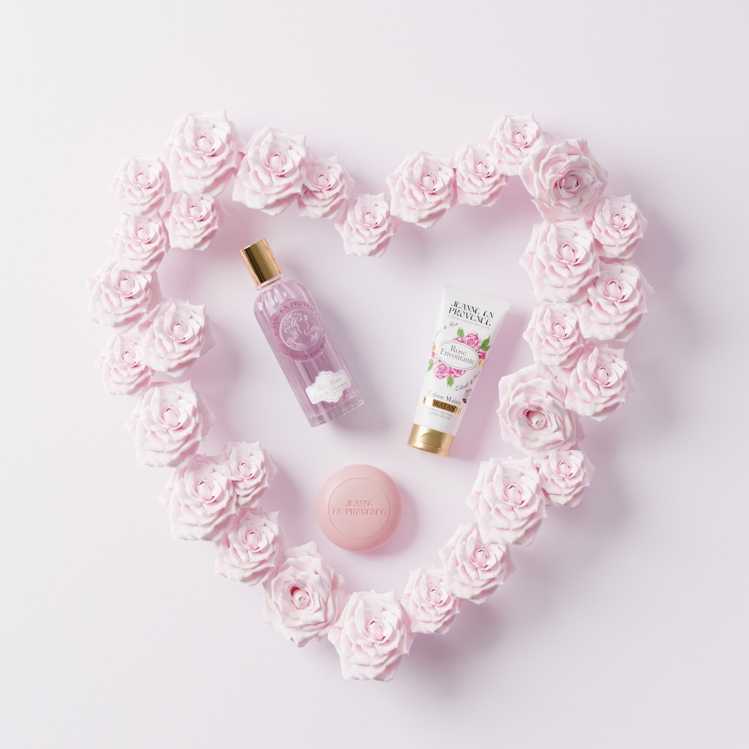 Jeanne En Provence Savon Solide Rose Envoûtante