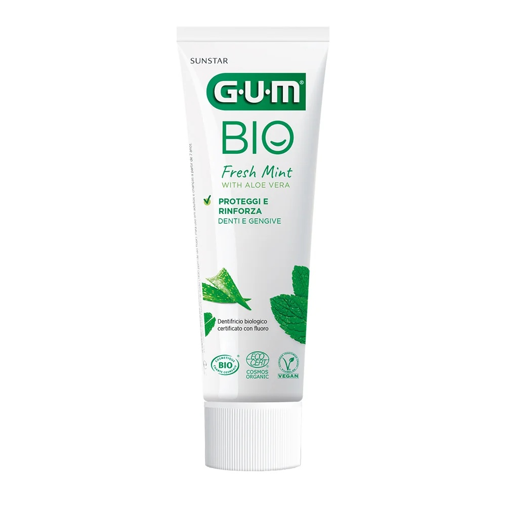 GUM Gum Bio Zahnpasta stärkt und schützt Zähne und Zahnfleisch 75 ml