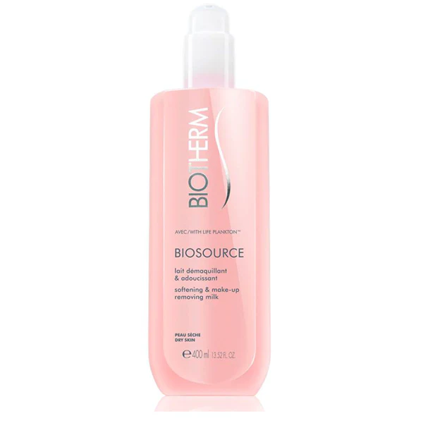Detergenti Biosource Lait Démaquillant & Adoucissant Peau Sèche - Latte detergente viso