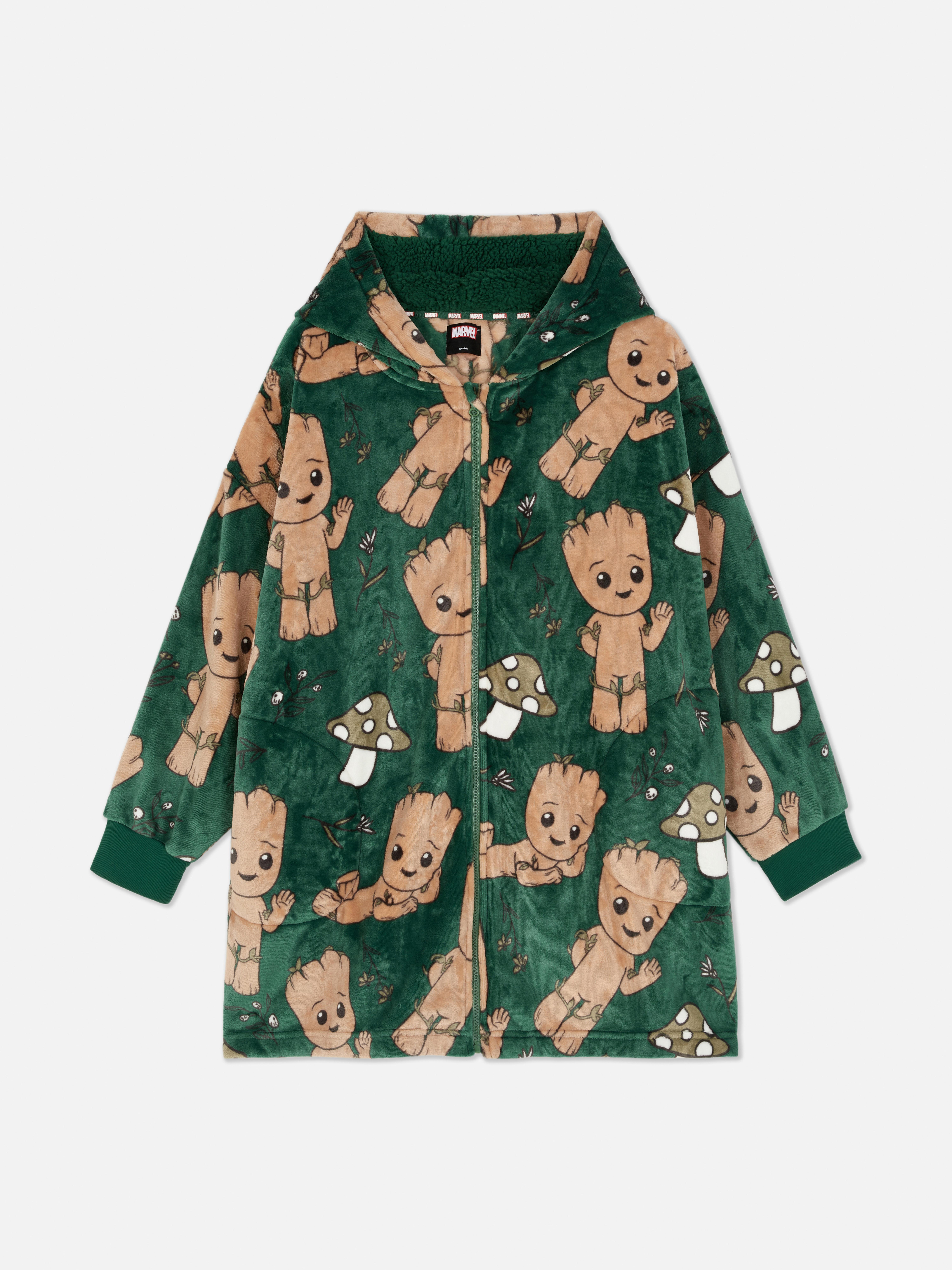 Damen-Snuddie mit Reißverschluss MARVEL Groot – Ein bequemer Snuddie mit Groot-Design