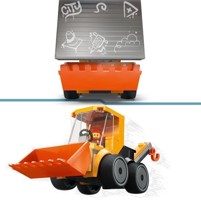 LEGO City 60483 Vehicles - Construction Loader - Creative Play for 5+ Year Olds - Gift Idea