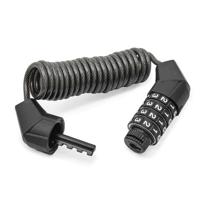 Cadeado para capacete de motocicleta Tourtecs HS1 preto / Cadeado de combinação