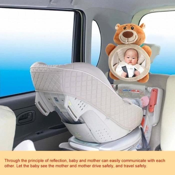 Vvikizy Miroir Voiture Bébé pour Siège Arrière Cartoon Mignon
