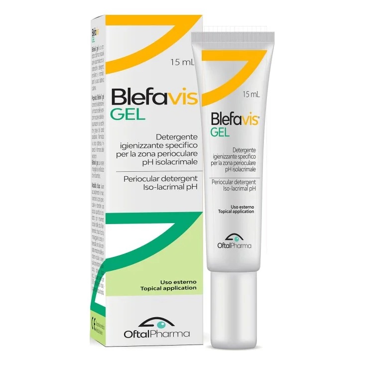 Blefavis Gel de limpeza para olhos, para pálpebras e cílios seborreicos, 40 ml