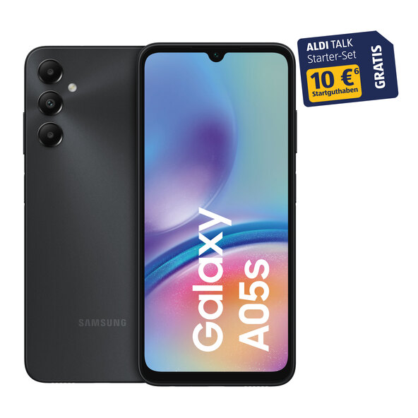 Smartphone Galaxy A05s, inclusiv husă și folie de protecție pentru ecran