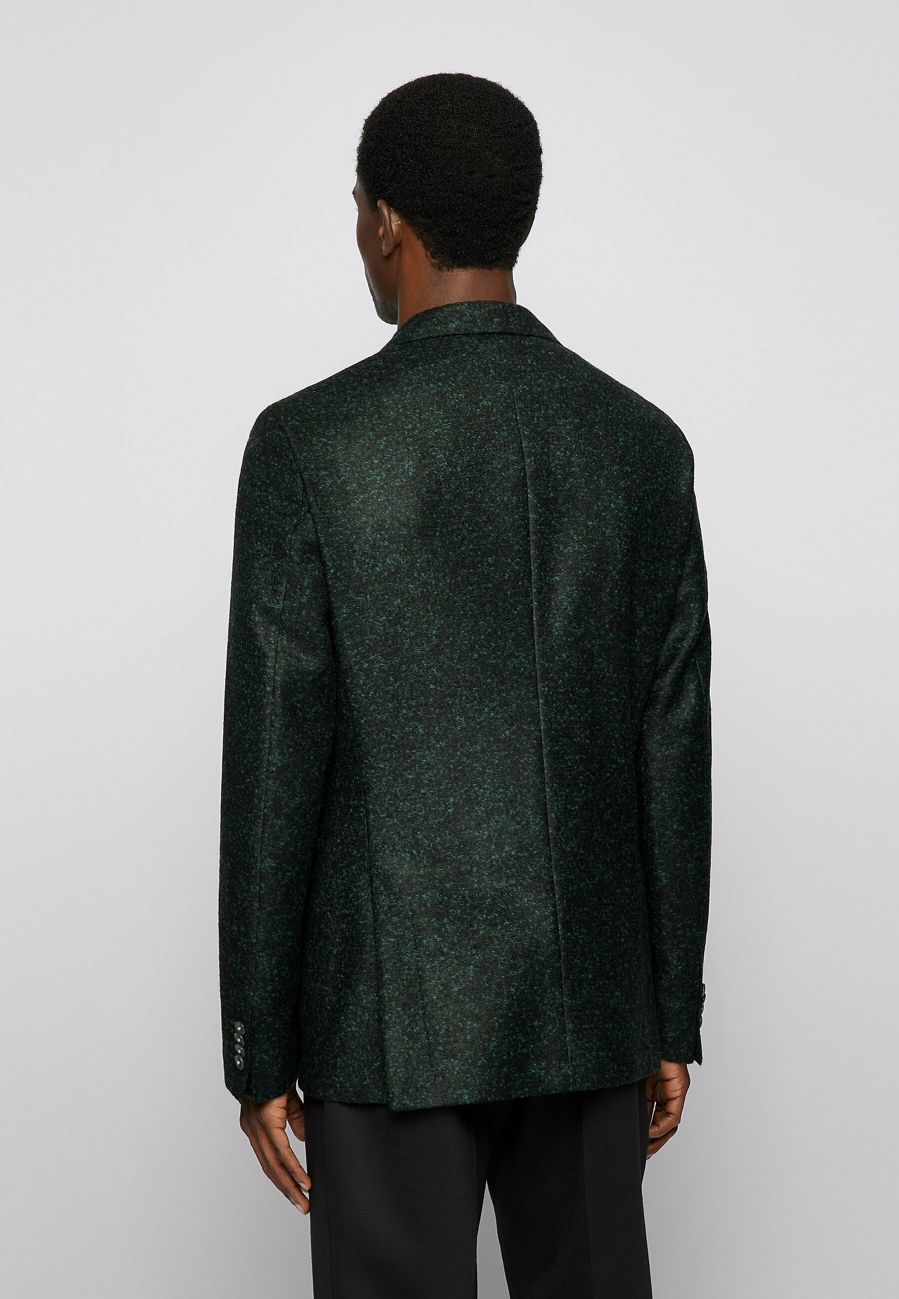 Casaco curto BOSS - verde escuro