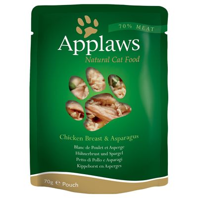 Applaws Adult Mixed Pack Cat Pouches in Broth 70g