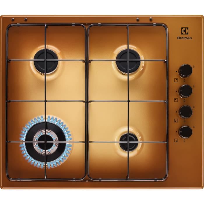 Electrolux EGS6414T Gasherd – 4 Kochstellen – Messing