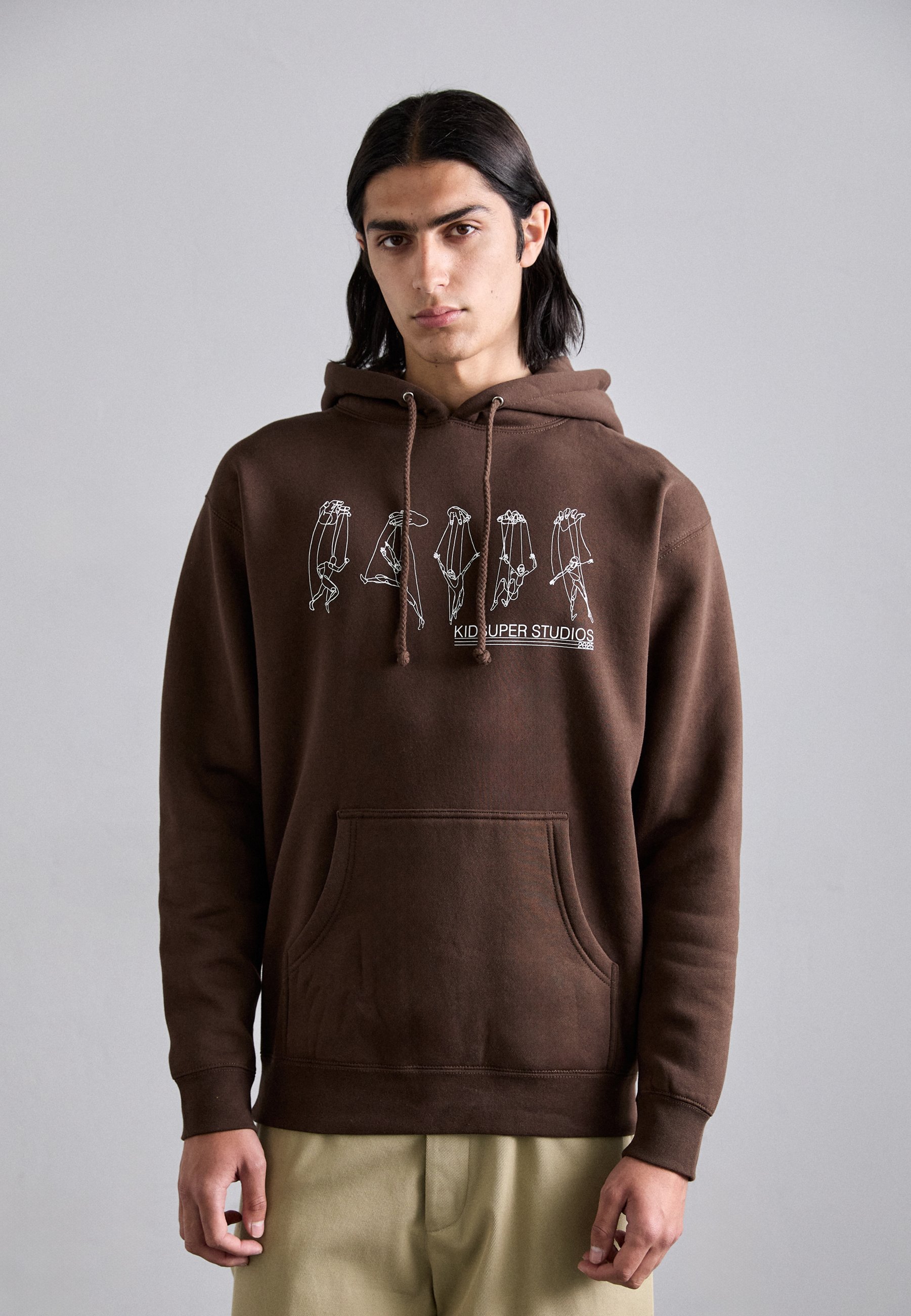 Kidsuper String Doll Hoodie - Hoodie - bruin