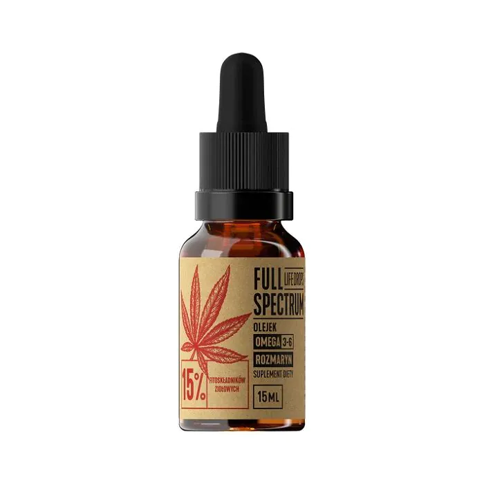 Full Spectrum Olejek Konopny CBD + CBDa 15% 15 ml