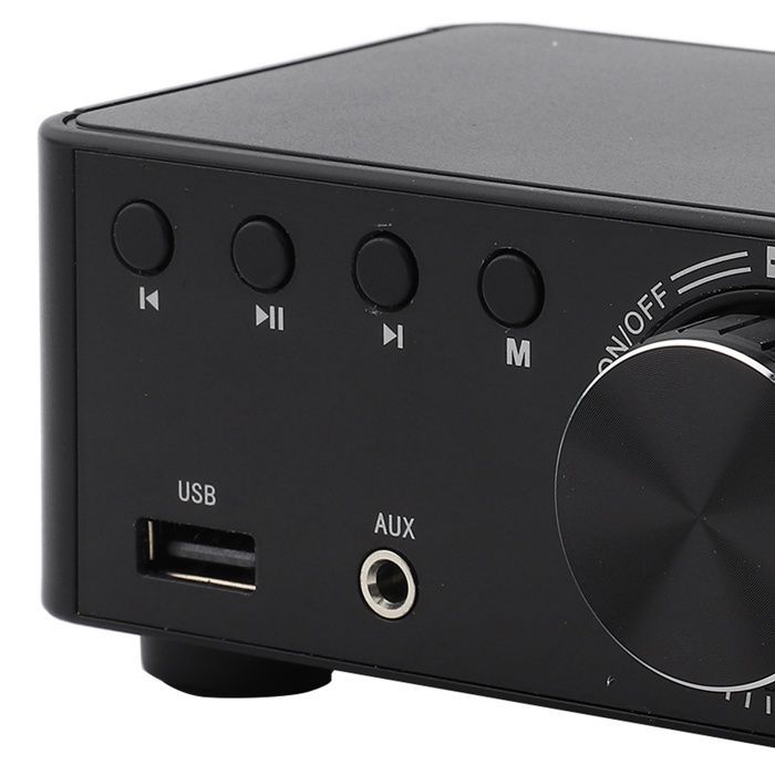 SALALIS Scheda amplificatore digitale, scheda amplificatore audio digitale HIFI Bluetooth 5.0, lettore di componenti elettronici, nero