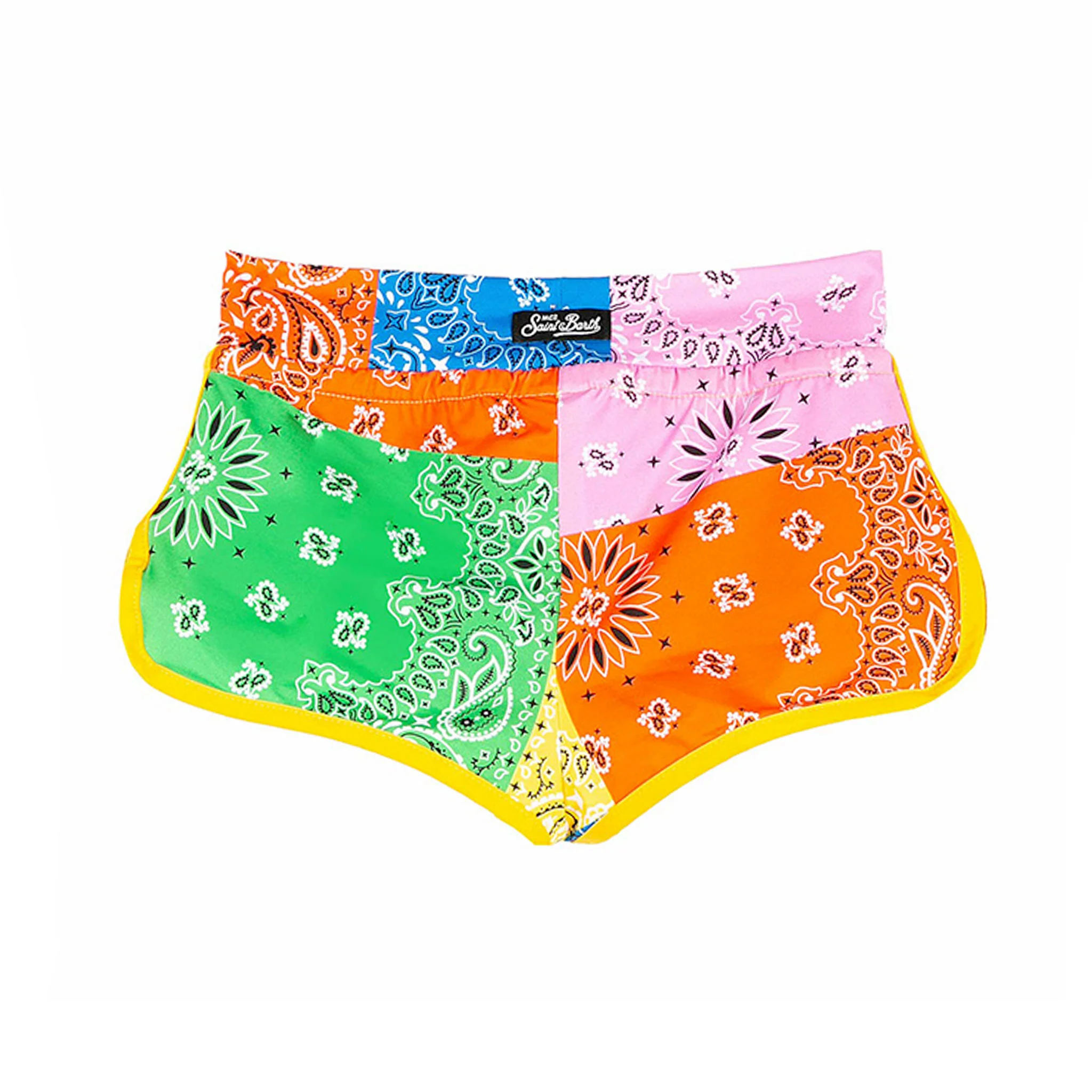 Pantalones cortos de playa para bebé con estampado de pañuelo