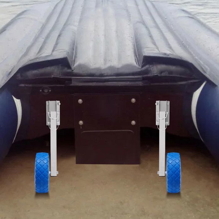 Ruedas fáciles de usar para remolques de botes inflables - Par de ruedas para remolques - Remolque para botes inflables