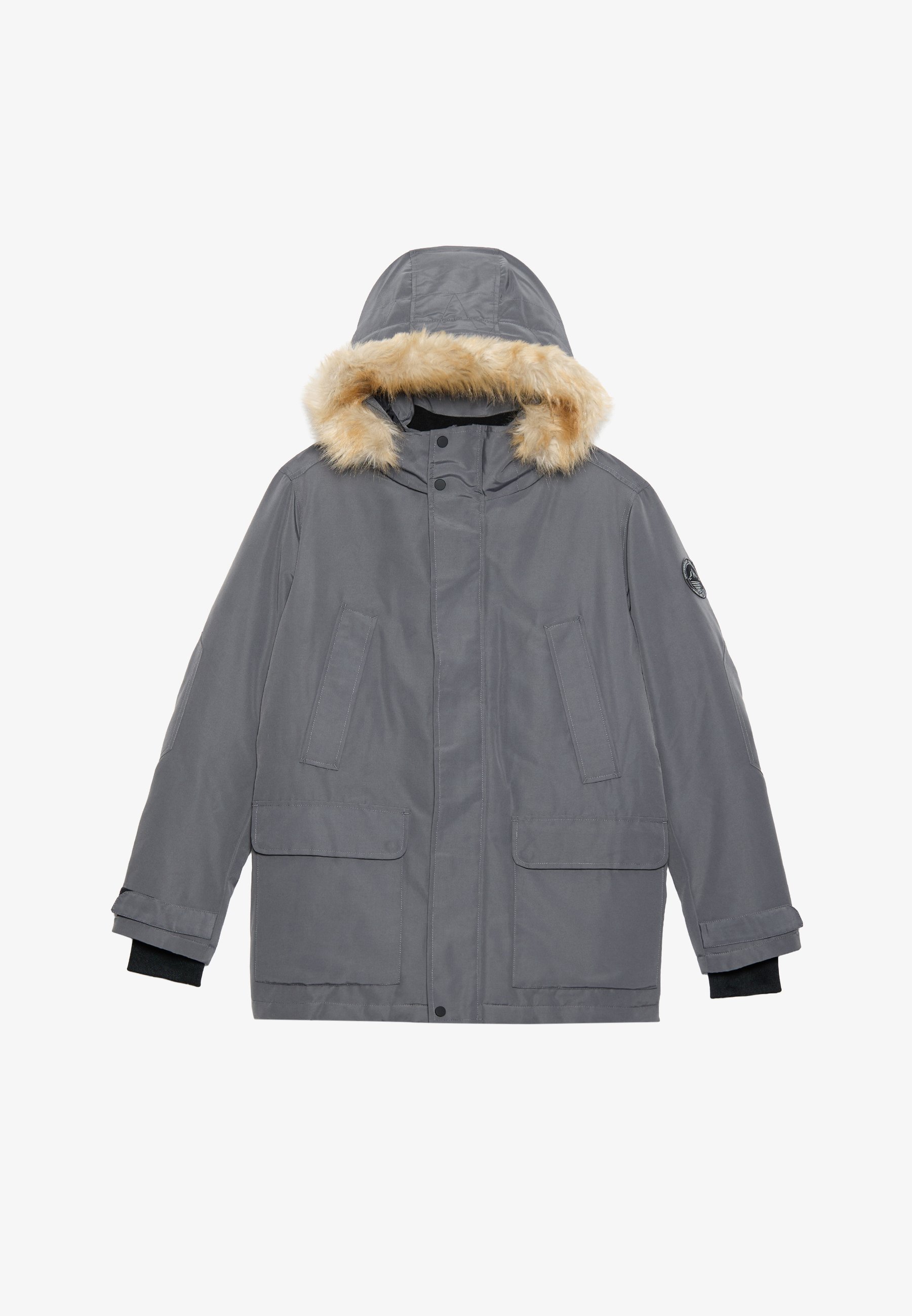 Parka Pier One - gris foncé