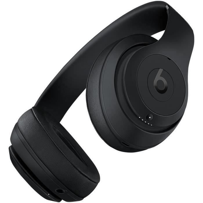 BEATS STUDIO 3 Bluetooth-Kopfhörer – Mattschwarz – Generalüberholt – Hervorragender Zustand