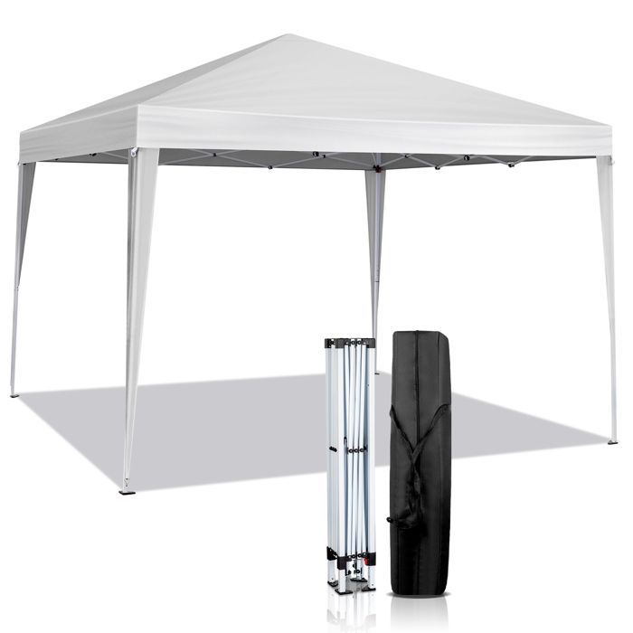 3x3m Pop-Up Folding Garden Gazebo - Waterproof Tent with Bag