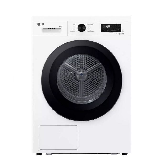 Lg Sèche-linge pompe à chaleur 60cm 9kg blanc - RH9B15WH