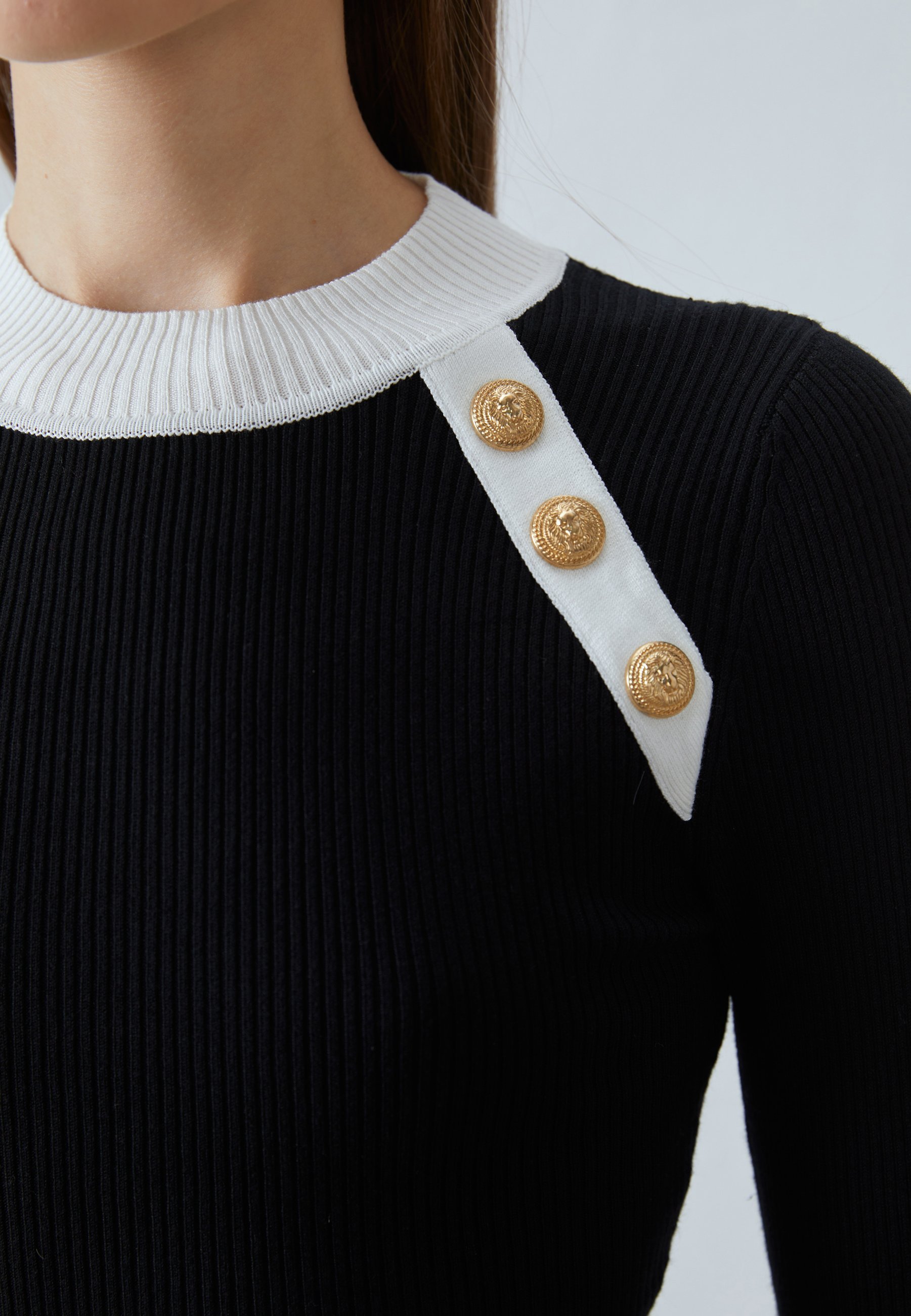 Maglione Anna Field - bianco/nero